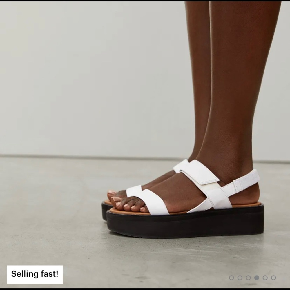 Everlane The Leather Platform Sandal